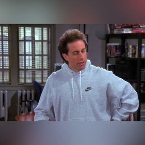 ISO retro light gray heather Nike hoodie